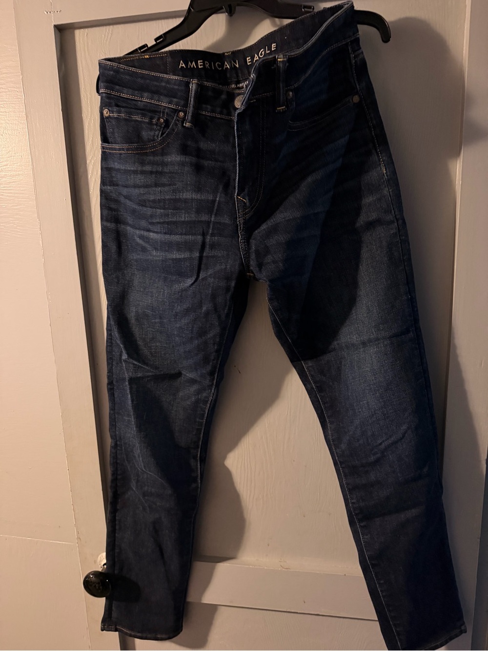 American Eagle Outfitters Men's Dark Blue Slim Fit Jeans 32 x 32
